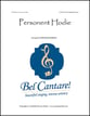 Personent Hodie SA choral sheet music cover